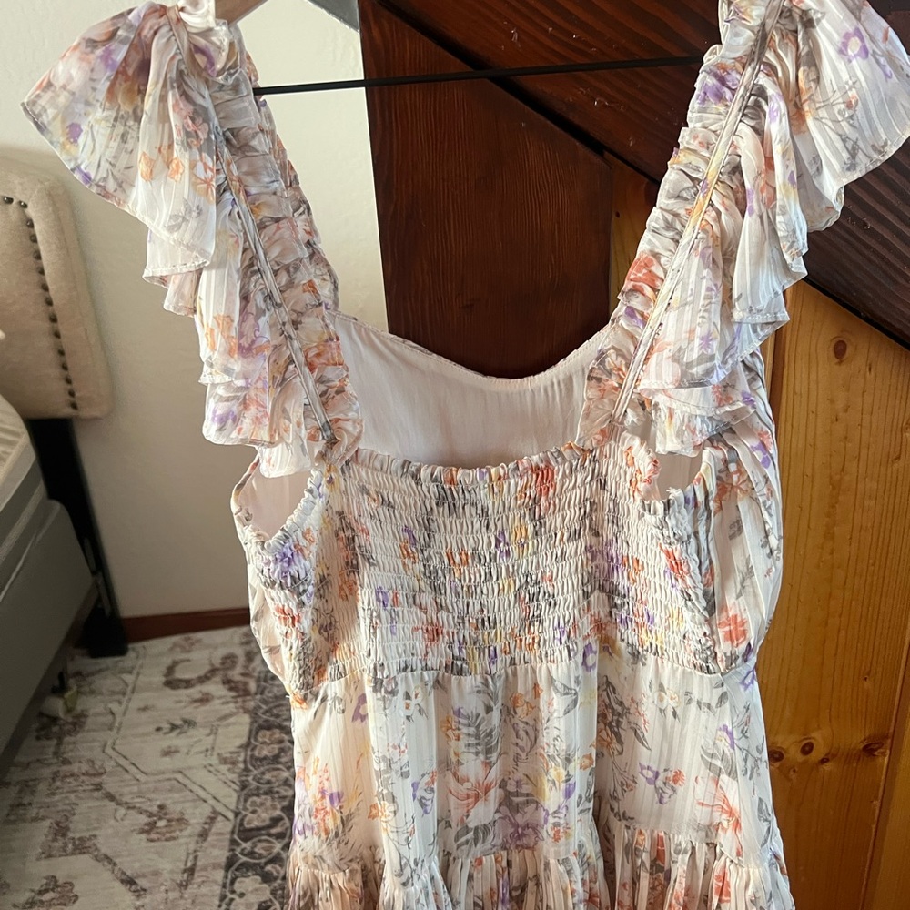 Floral Ruffle Dress - Picture 5 of 6